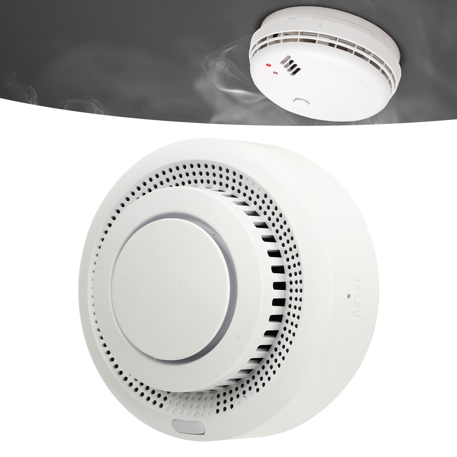 Intelligenter Zigbee-rauchmelder Mit Akustischem Alarm