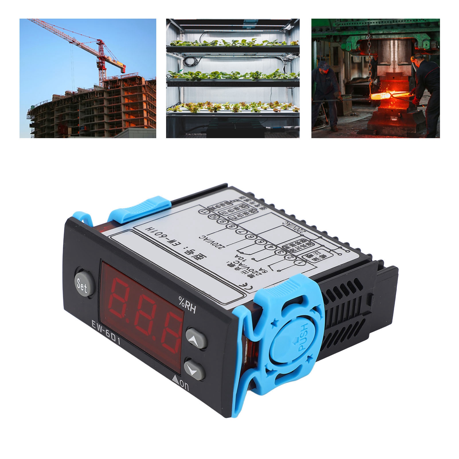 Ew-601h Feuchtigkeitsregler Mit Integriertem Display Und Alarm, 220 V Wechselstrom