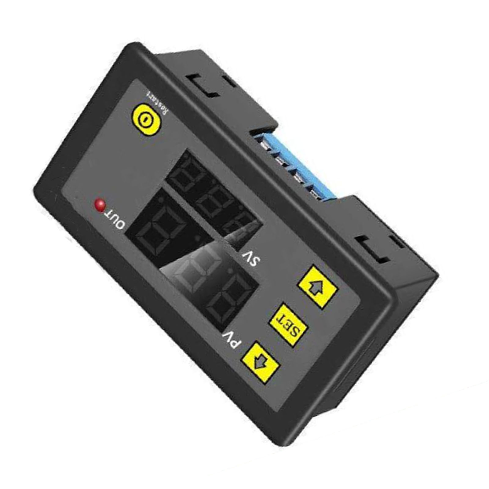 Digitales Zeitmodul Mit Relais Und 12-v-gleichspannungsmesser