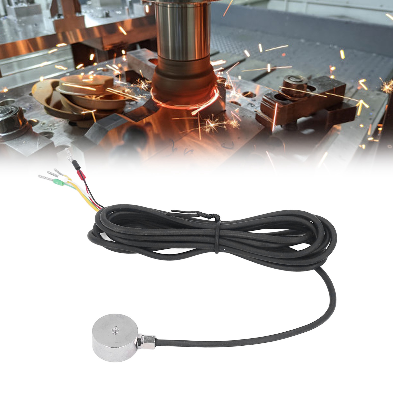 Miniatur-kraftsensor In Knopfform, Kompressionskraftsensor, Kompakter Miniatursensor, Kraftsensor, Miniatur-kraftsensor, Φ25 Mm, 300 Kg