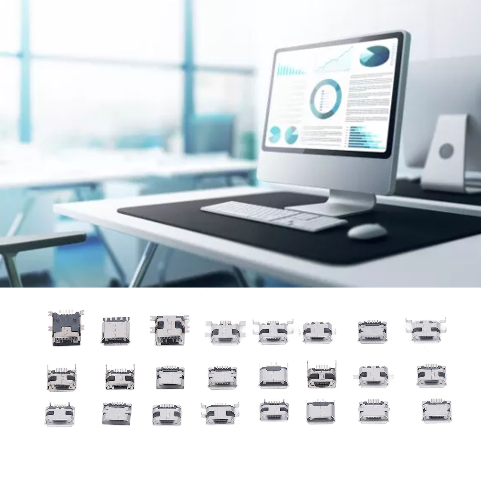 24 Verschiedene Micro-usb-schnittstellen In Einer Box