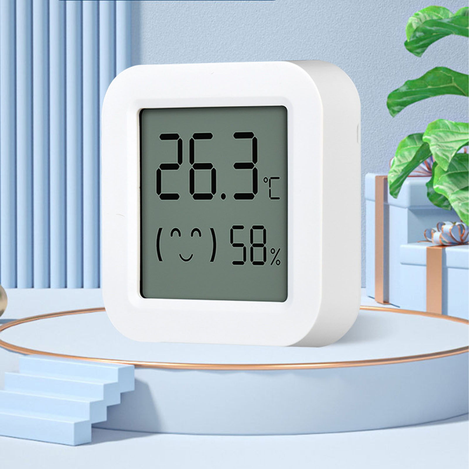 Tuya Smart Bluetooth Temperatur- Und Feuchtigkeitssensor Mit Digitaler Fernbedienung