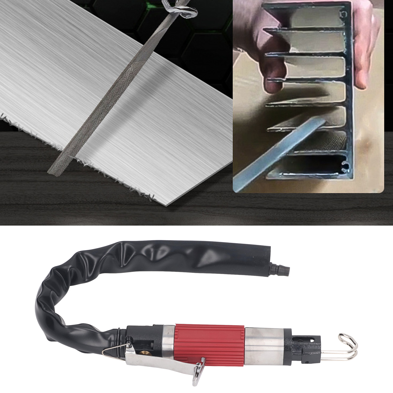 Industrielle Pneumatische Feile/pneumatische Hubsäge Mit Doppelfunktion, Geeignet Zum Schneiden Und Polieren Von Materialien Wie Metall, Holz Und Kunststoff.