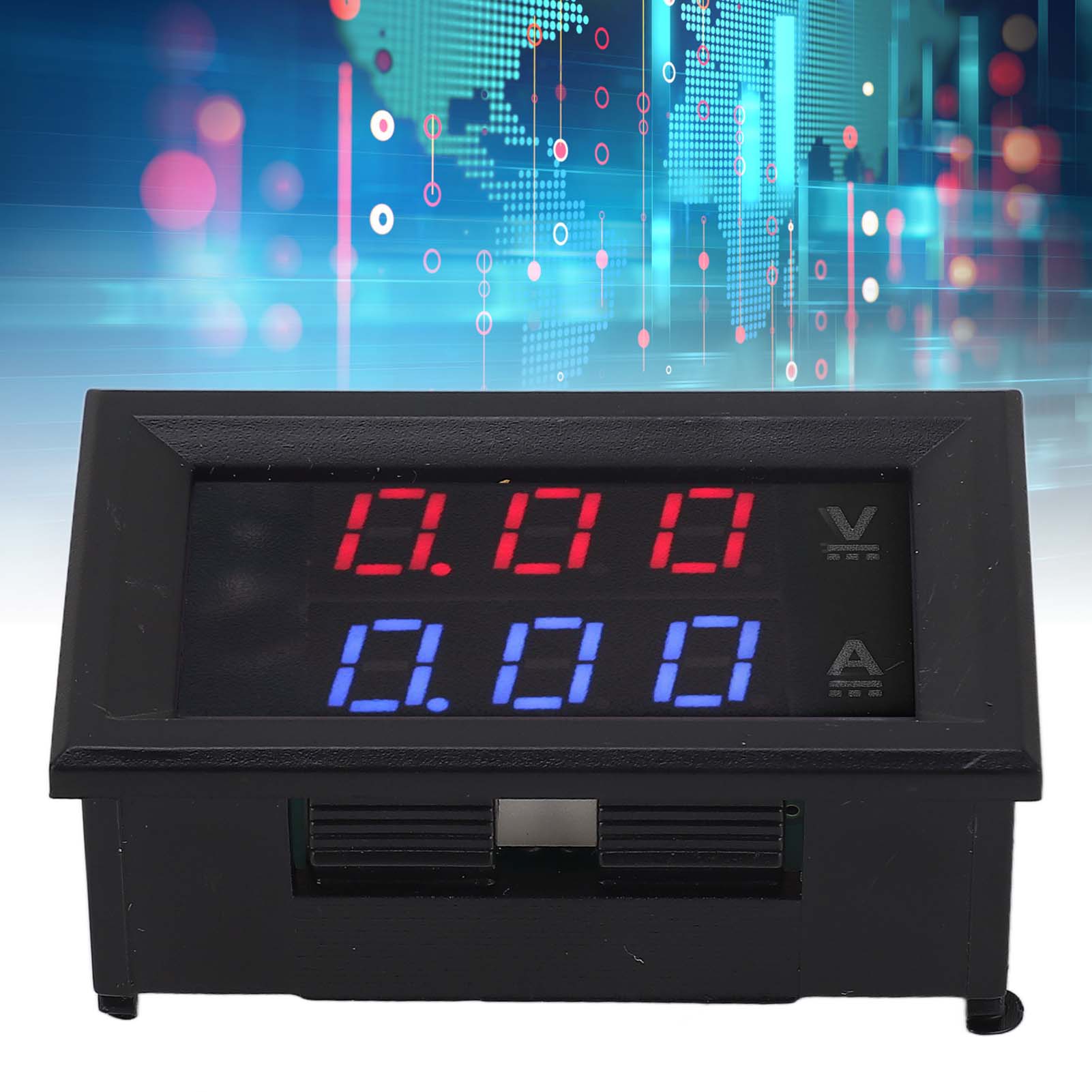 Tj0810 Digitales Dc-voltmeter Und -amperemeter Mit Dual-led-anzeige, Spannungs- Und Stromanzeige, Universeller Smd-stromdetektor, Led-spannungs- Und Strommonitor, 0–100 V 100 A Dc-messkopf + Shunt