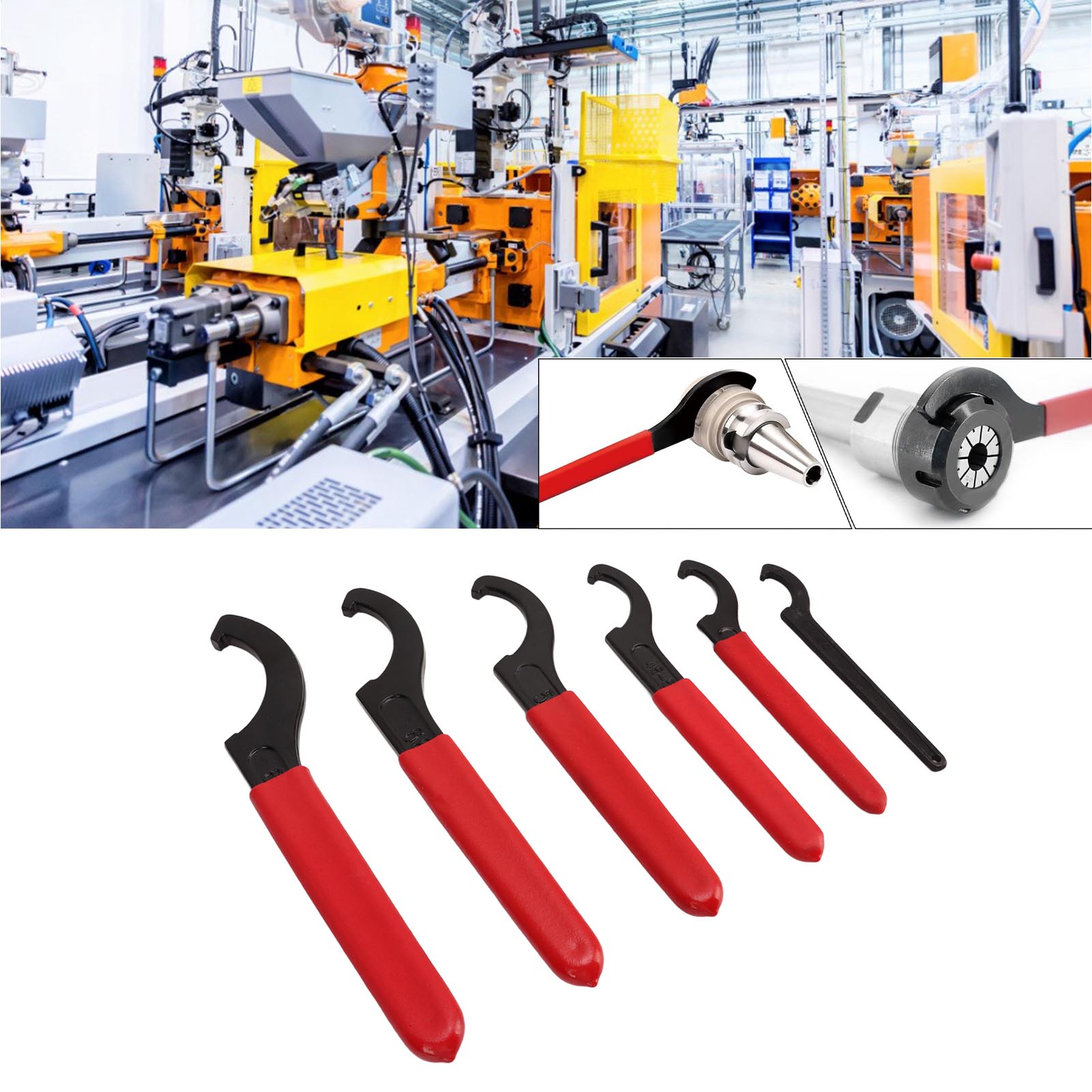 Satz Mit 6 Cnc-hakenschlüsseln