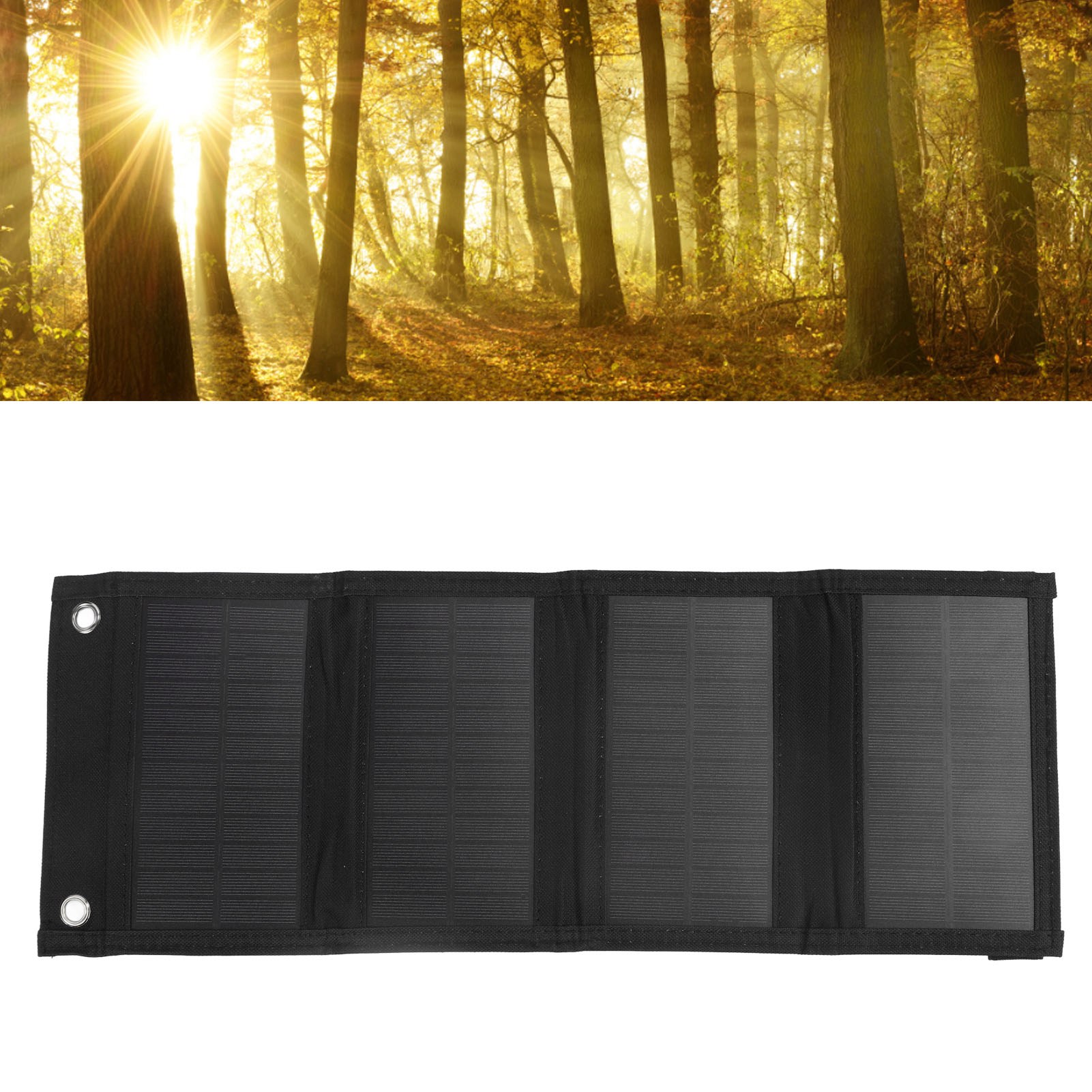 Tragbare 5v 10w Solarpanel-tasche, Faltbares Solarpanel, Usb-ausgang