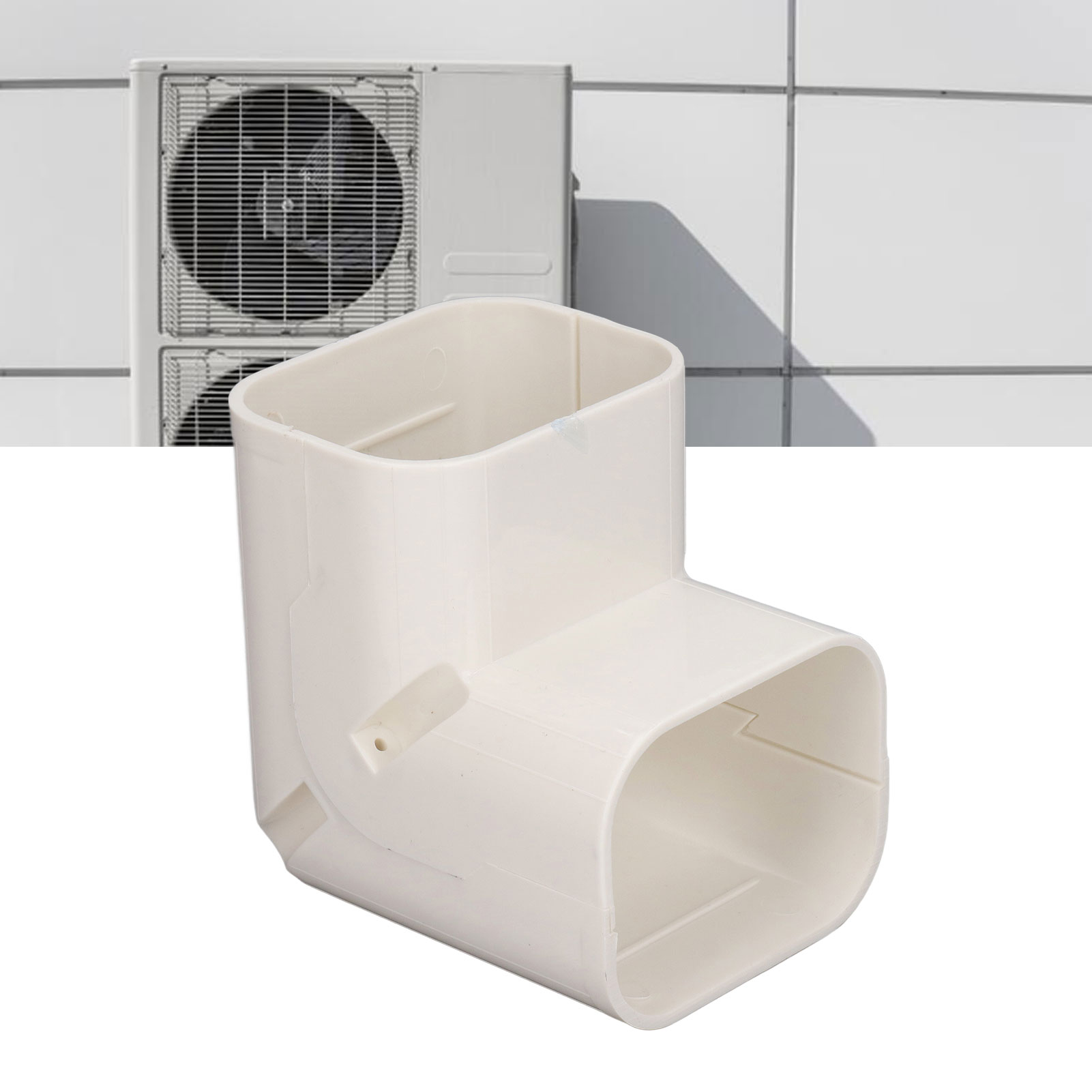 Vertikaler Winkel Für Klimaanlagenrohr 417, Innen-/außengerät, Kupferrohr, Ziernut, Pvc-rohrabdeckungsset, Zubehör Für Klimaanlagenrohre
