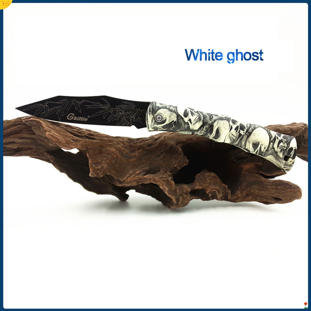 Sonderangebot: Luxuriöse Geschenk-klappmesser, Tragbare Outdoor-messer (white Ghost)