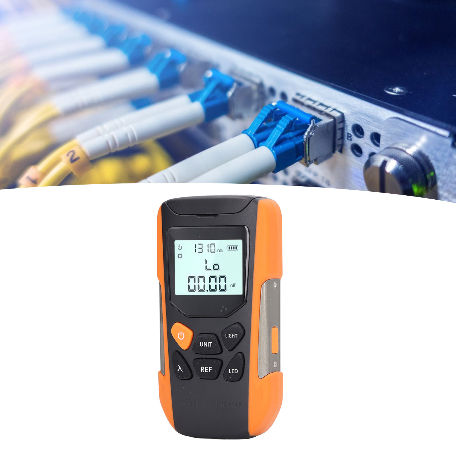 Optisches Lithium-ionen-wattmeter G9-y50 -50+26 °c, Hochpräzises Dämpfungsmessgerät Für Die Glasfaserkommunikation, Mini-wattmeter, Universelle Schnittstelle Fc/sc/st Für Glasfasertests