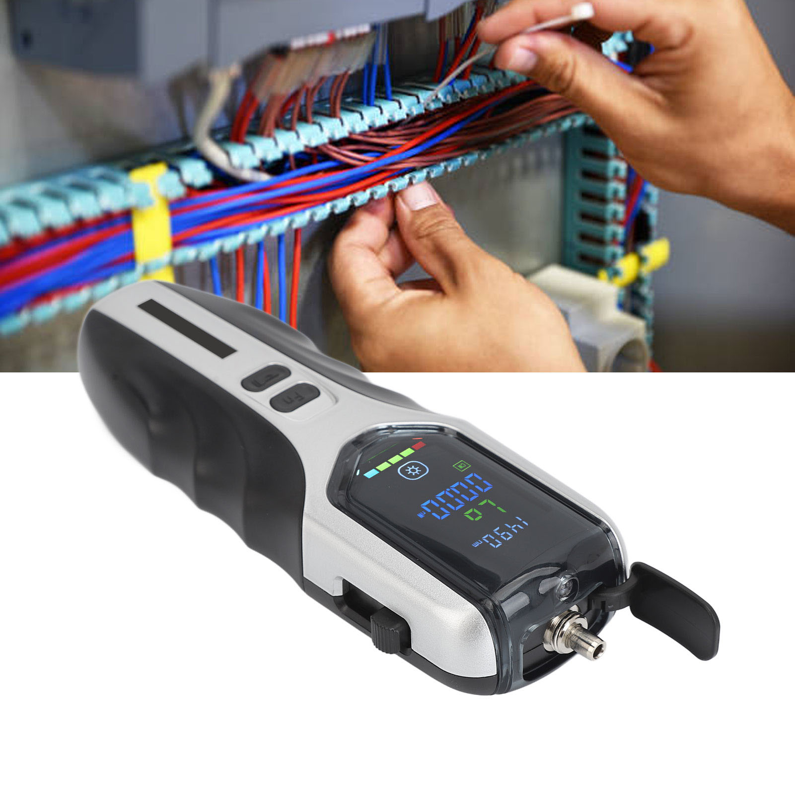 Wiederaufladbares Glasfaser-wattmeter G7-00, Glasfaser-dämpfungsdetektor -70+6 Dbm