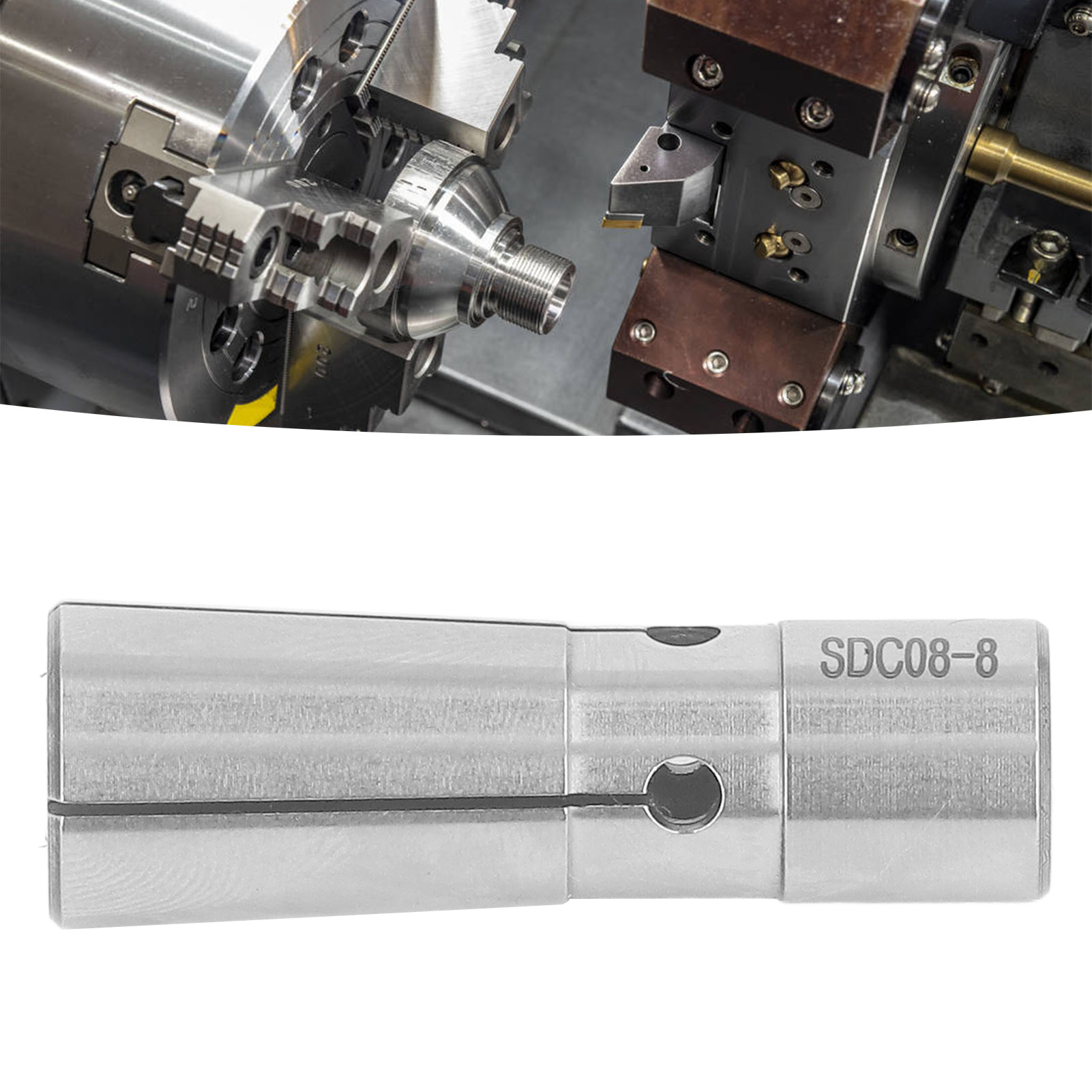 Cnc-drehmaschinenfutter Mit Außergewöhnlicher Spannkraft, Gleichstromfutter Für Graviermaschinenspindel