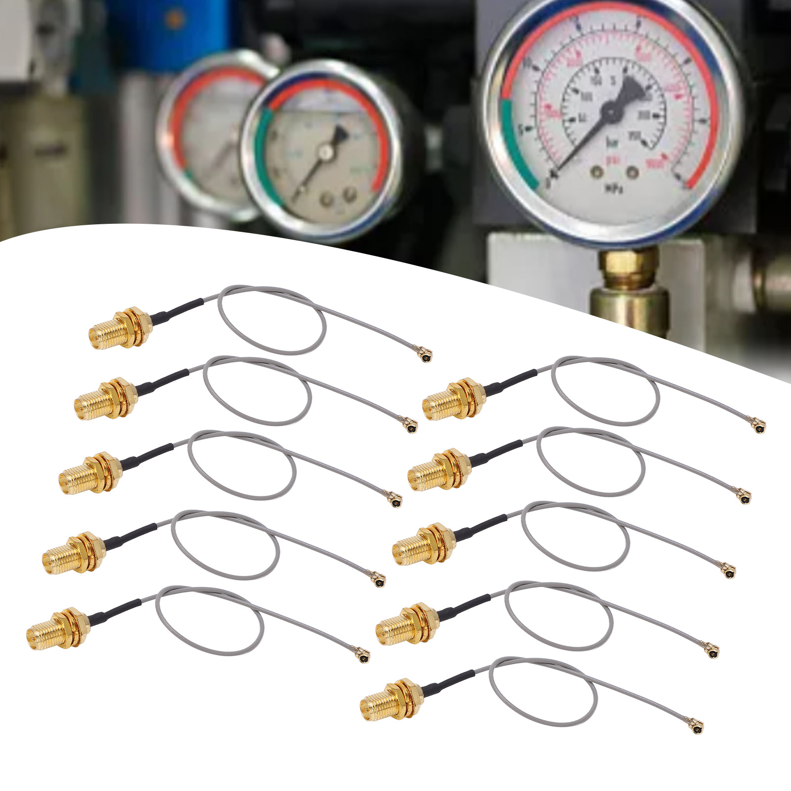 Koaxiales Hf-adapterkabel, Ipex-auf-sma-stecker-verlängerungskabel, Drahtloses Wlan, Verkauft In 10er-packs.
