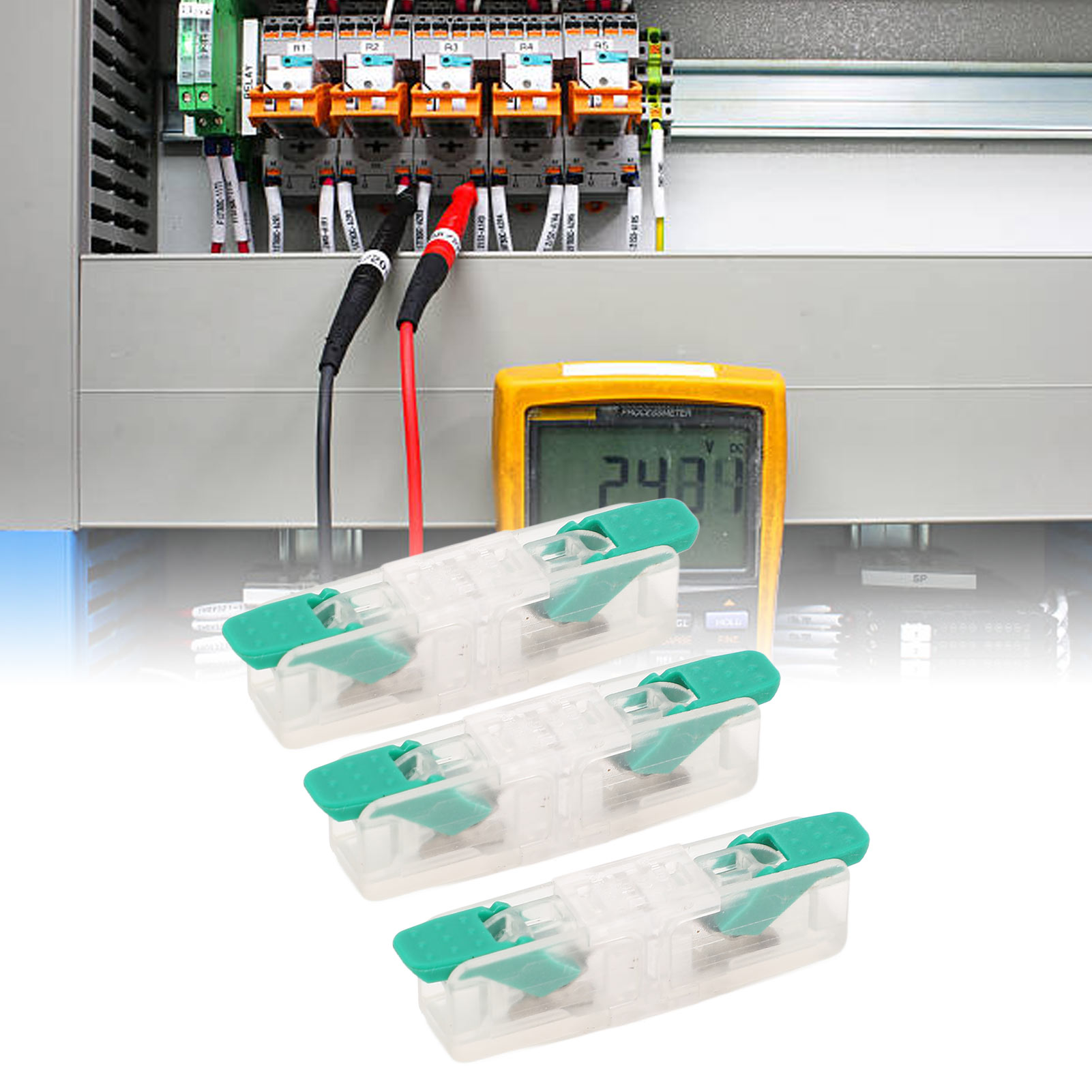 H61g Drahtverbinder 1 Eingang 1 Ausgang 0,5-6 Mm² Schnellverteiler 41 A 450 V, Verkauft In Packungen Mit 20 Stück.