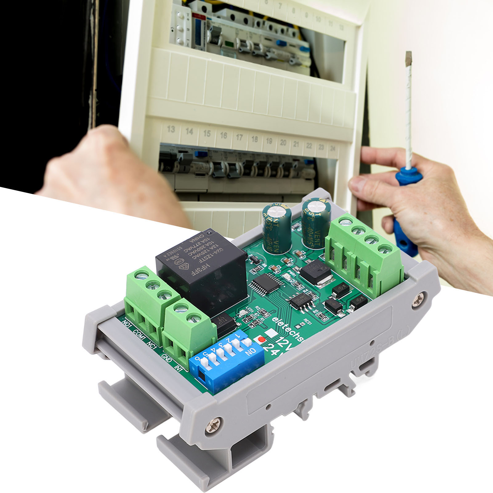 Modbusrtu Rs485 1-kanal Di-do 24v Dc Relaismodul