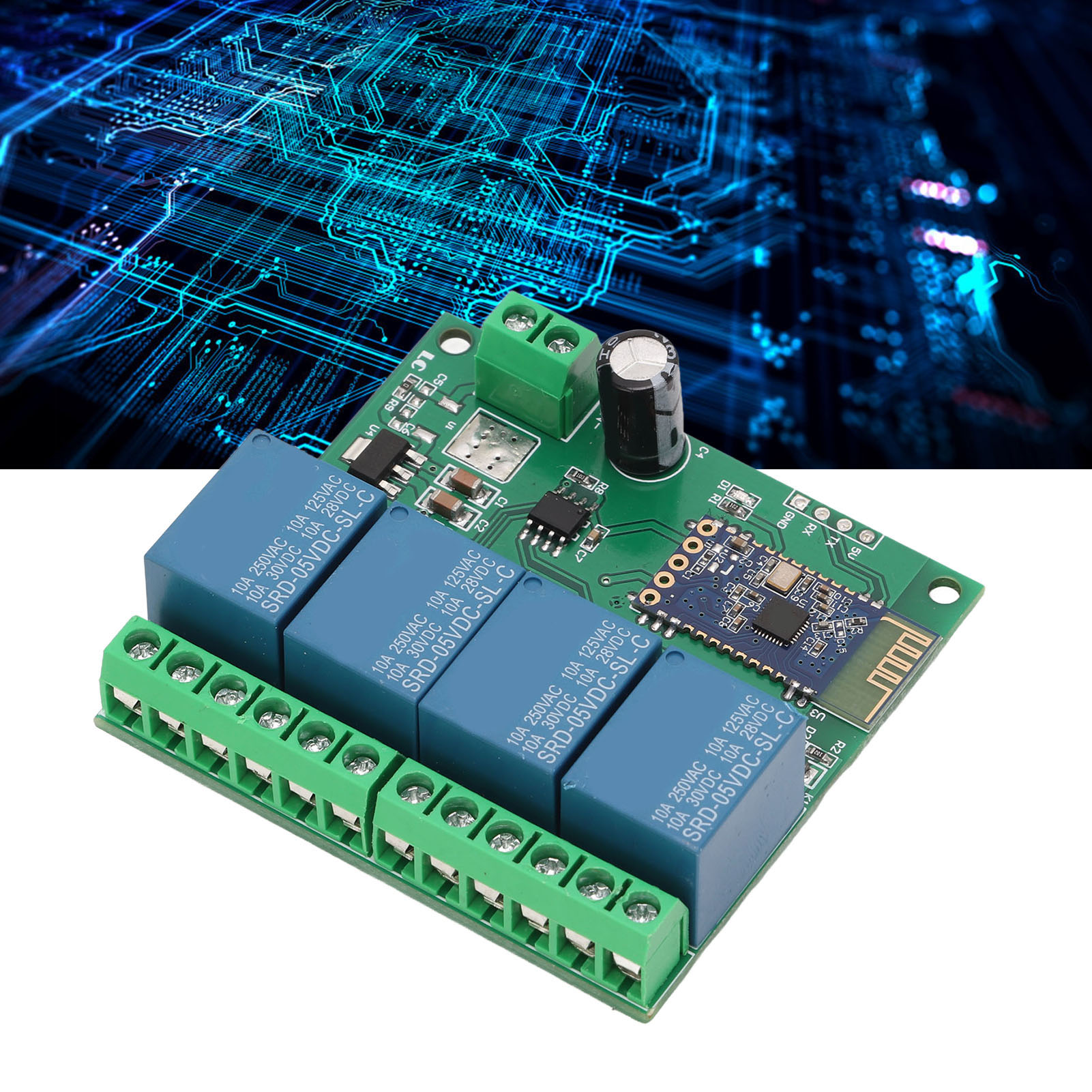 4-kanal-bluetooth-relaismodul, Fernsteuerung Per Mobil-app Für Smart Home, 5 V Dc