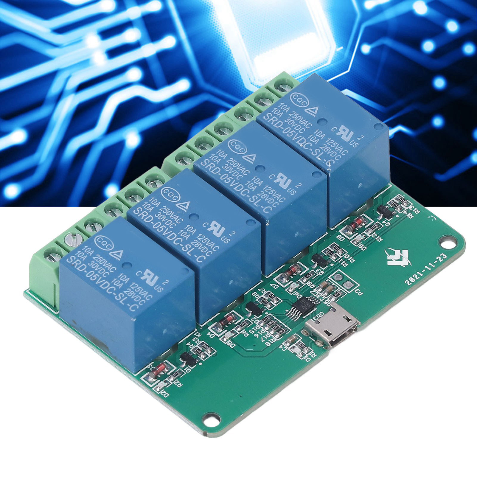 4-kanal 5v Usb-relaismodul Ohne Treiber Hid, Usb-steuerschalter Für Pc, Intelligente Steuerung Für Pc, Plug & Play.