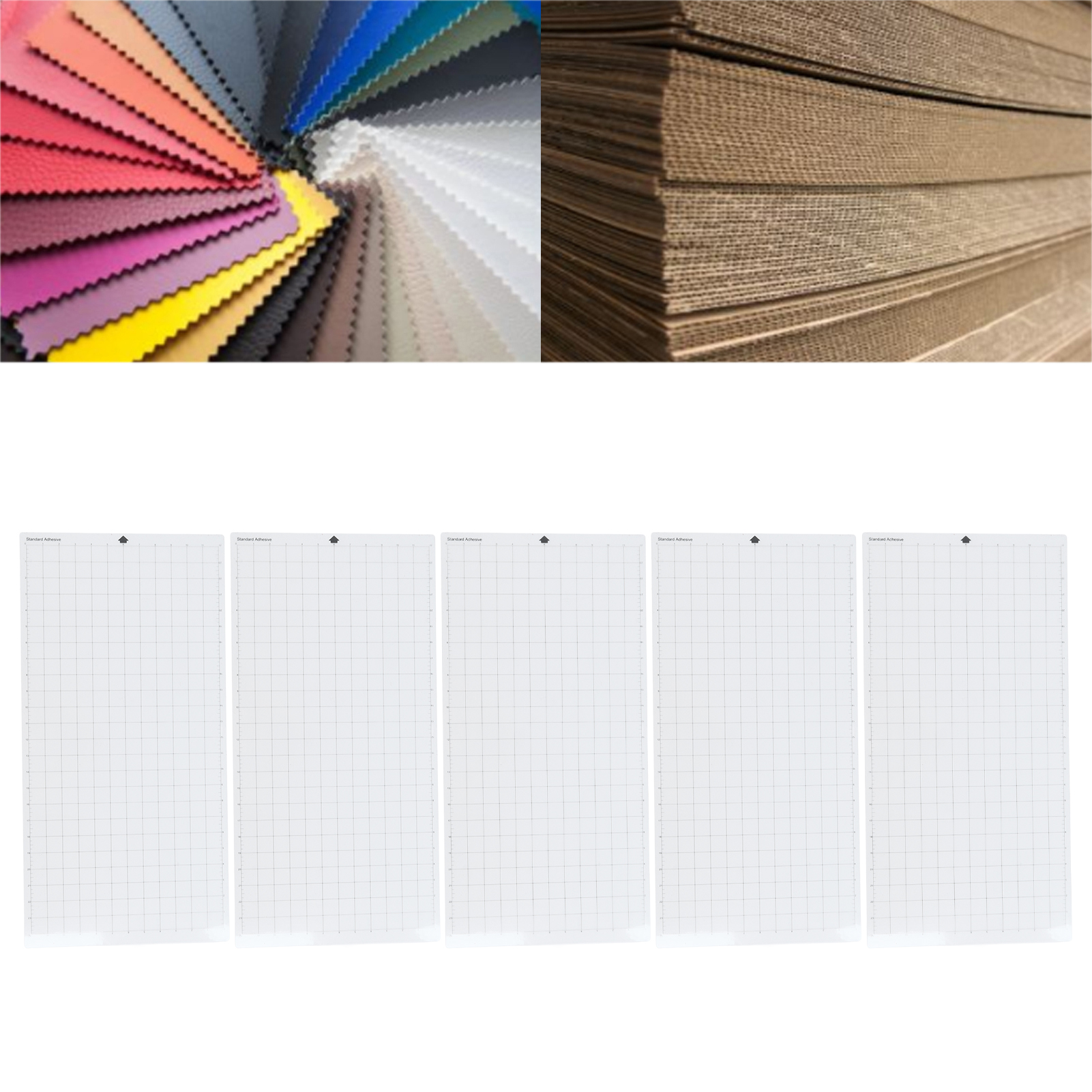 Set Mit 5 Rutschfesten Schneidematten Aus Mittelviskosem Gewebe, 61 X 30,5 Cm, Für Schneidemaschinen