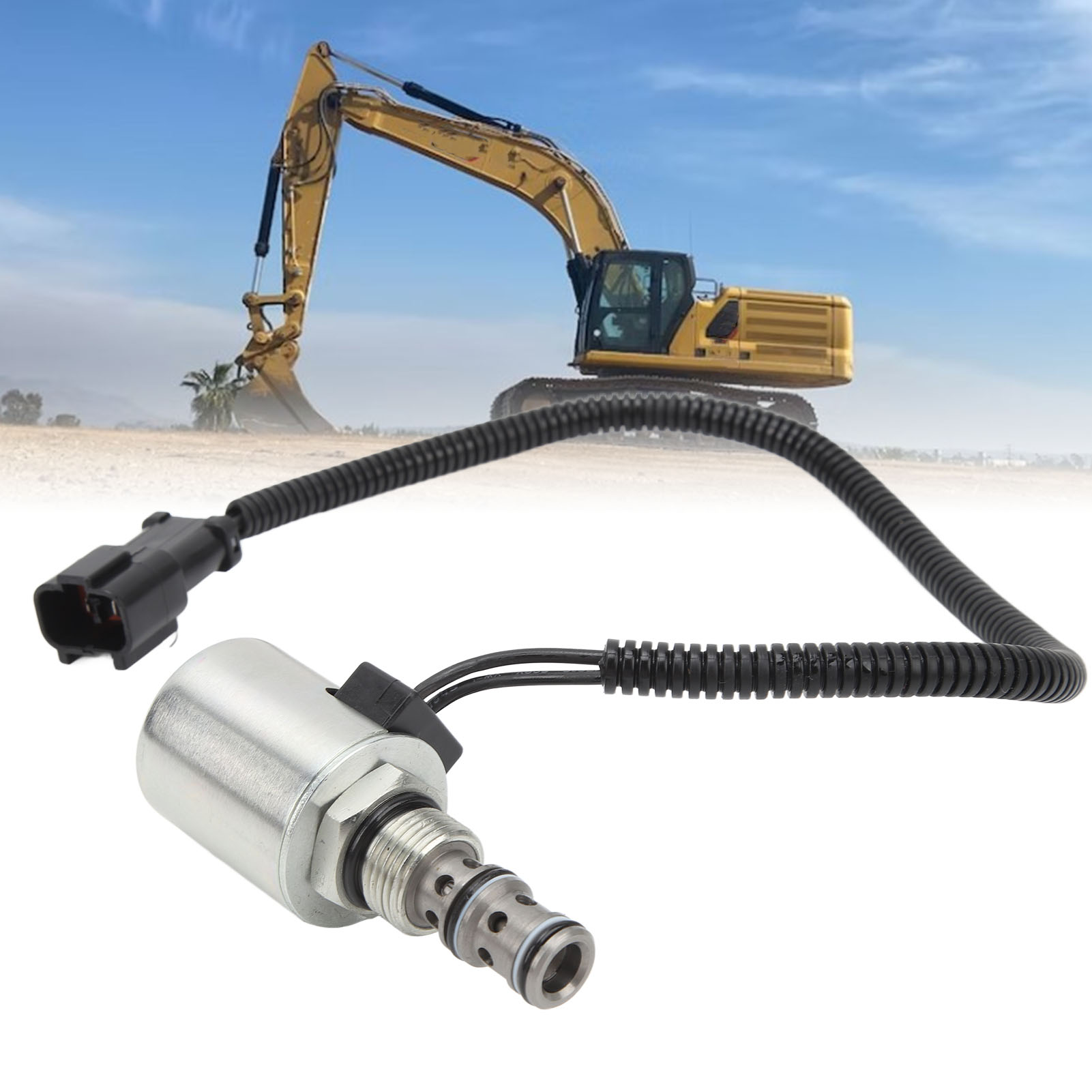 24v Oszillierendes Magnetventil, Drehmagnetventil 20y-60-22121, Kompatibel Mit Komatsu Modellen Pc200-6, 6d95, Pc220-6 Und Pc240-6.
