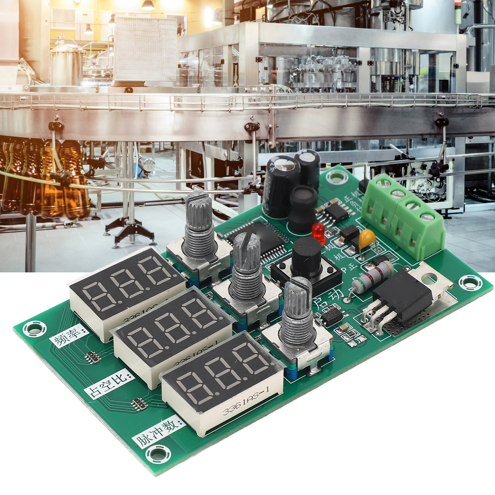 Pwm-drehzahl- Und Dimmsteuerungsmodul Mit Einstellbarer Frequenz, Tastverhältnis Und Impulsanzahl (rechteckwelle, Rechteckwelle, Schrittmotor, 5v24v).
