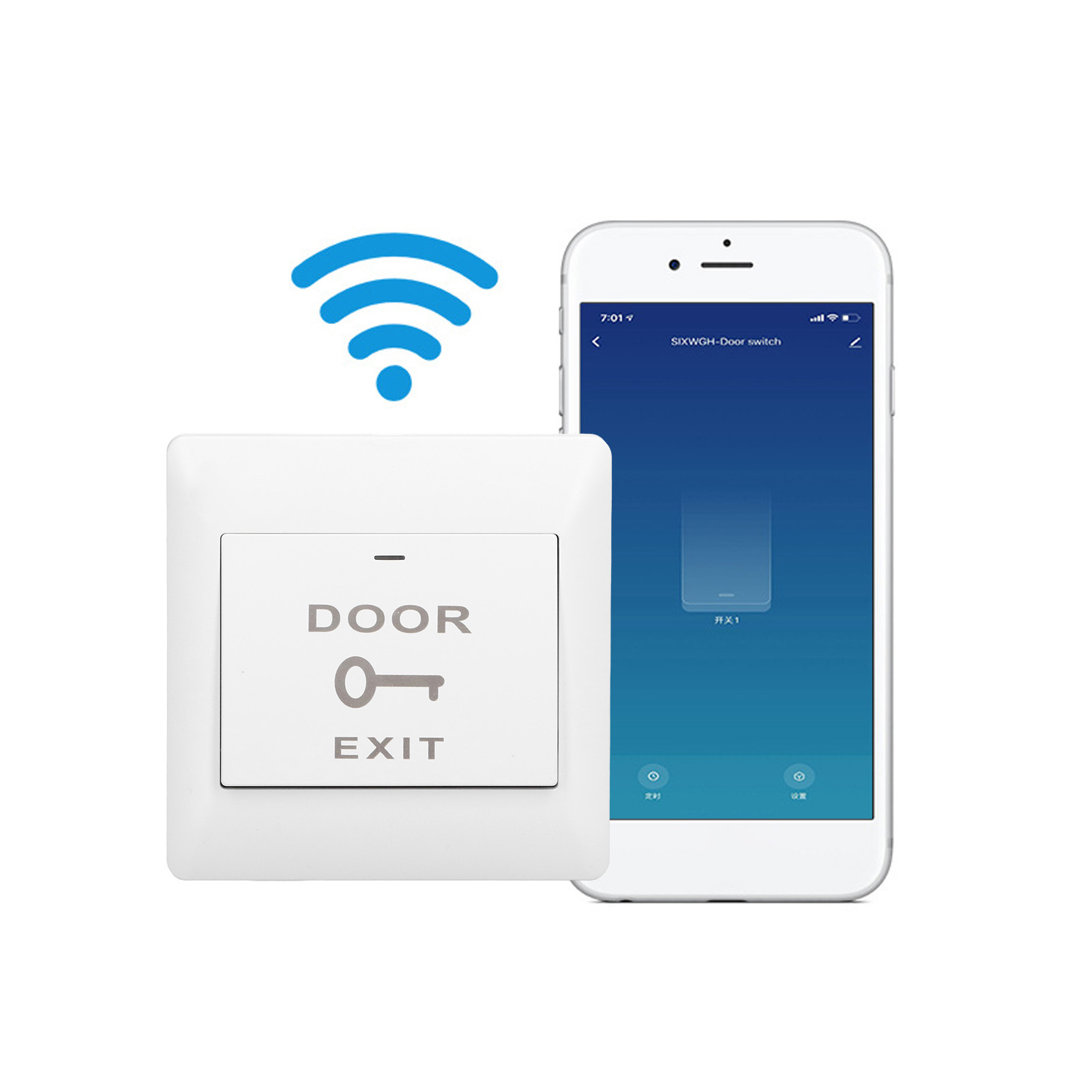 Tuya Smart Access Control Panel Mit Automatischer Rücksetztaste, Fernsteuerung Der Türöffnung Per App (12v)