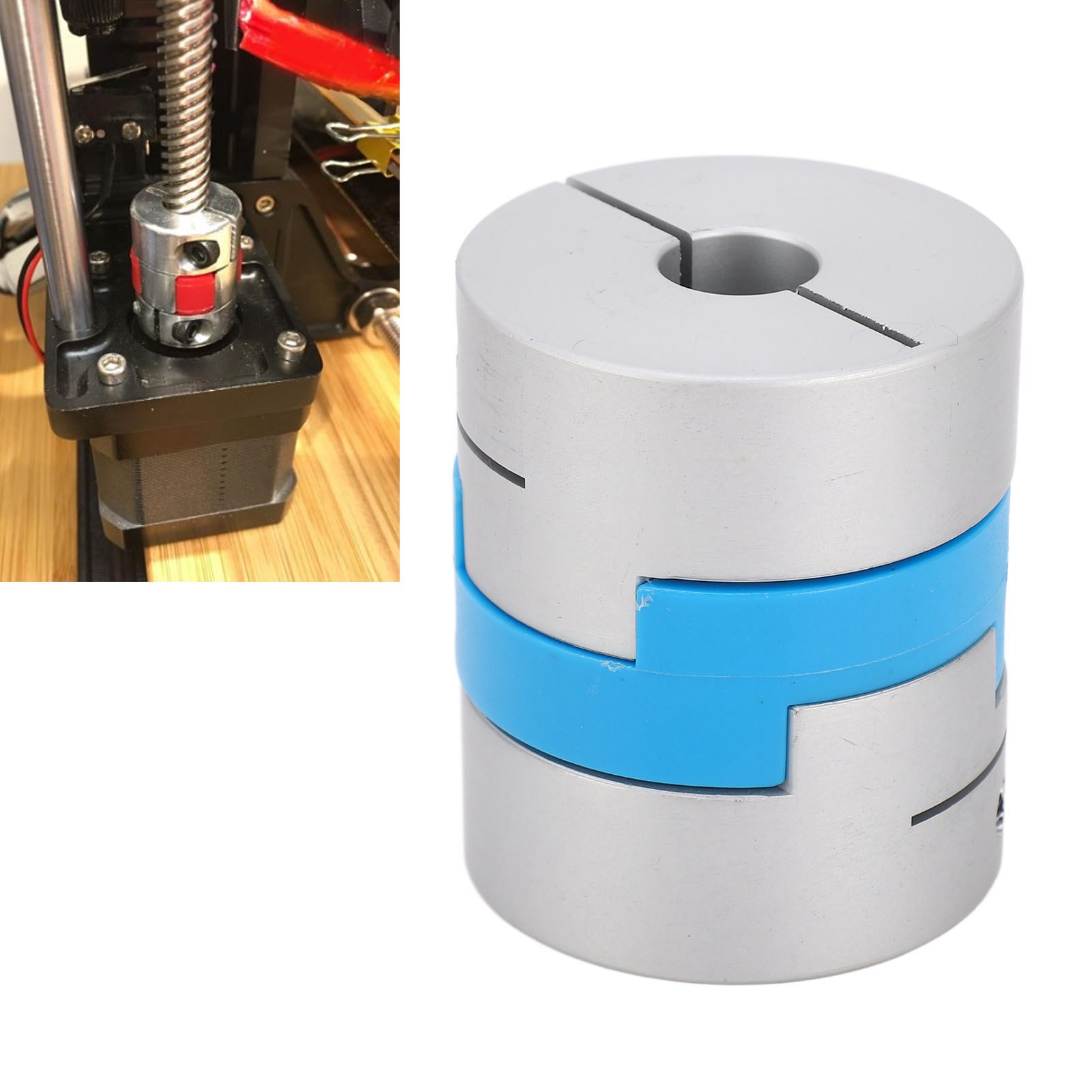 D50l58 Kreuzgleitkupplung Mit 19 Mm Innendurchmesser, Hohes Drehmoment, Verschleiß- Und Korrosionsbeständig, Hochfeste Flexible Kupplung Aus Aluminiumlegierung, Speziell Für Servomotor-gewindespindeln