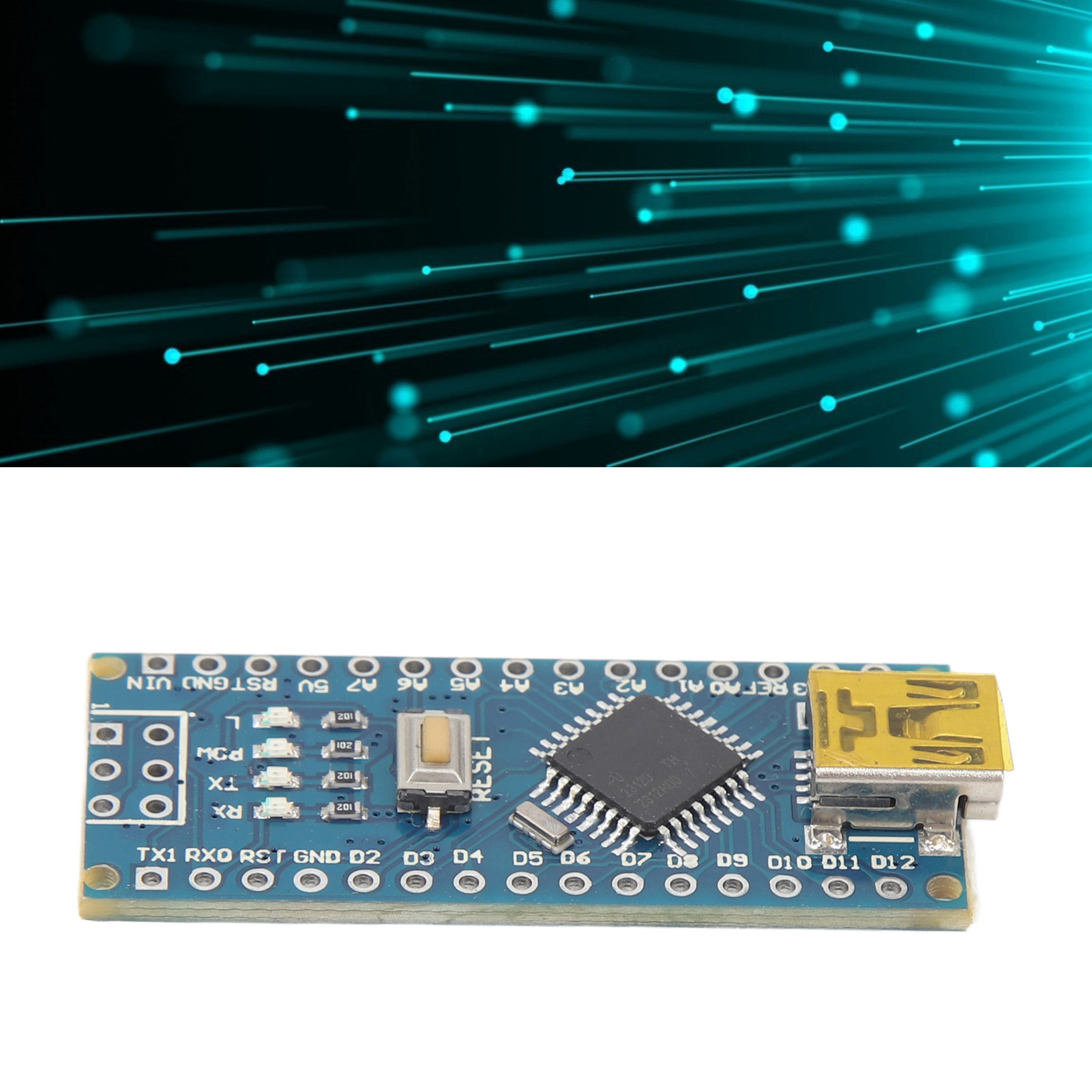 Nano Series V3.0 Entwicklungsboard, Mini Usb Downloader, Verbesserte Version – Lötfrei, Kabellos