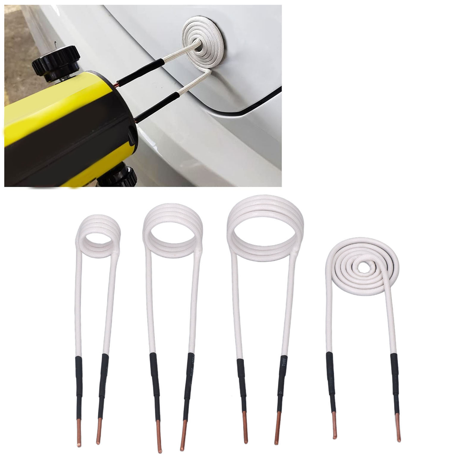 Satz Mit 4 Elektrischen Widerständen Mit Messingkern, 2,5 Mm Durchmesser. Flexibler Und Langlebiger Hochfrequenzwiderstand, Ideal Zum Lösen Festsitzender Schrauben Und Muttern.