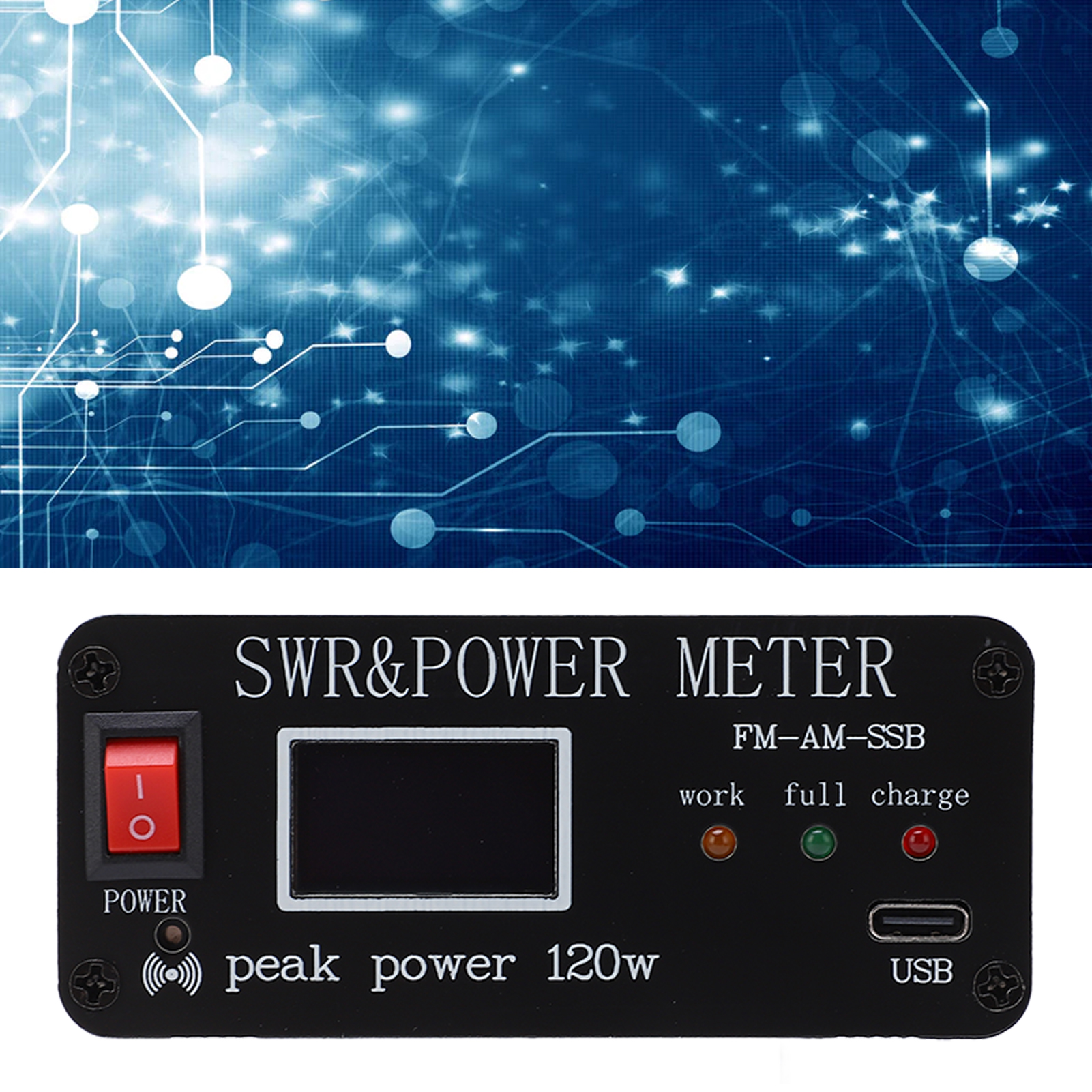 Kurzwellen-wattmeter Mit Digitalem Swr-meter Und Integrierter Batterie