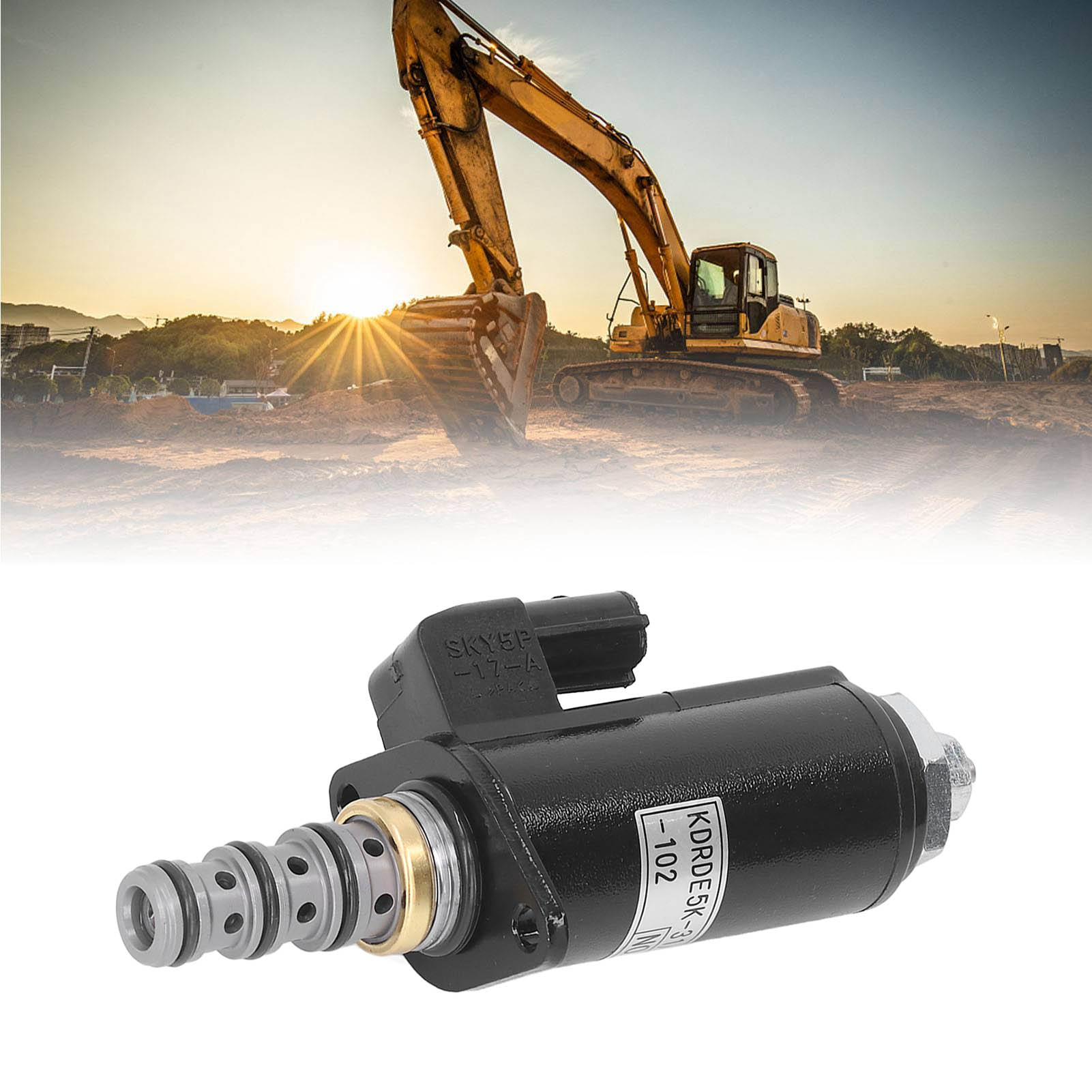 Kdrde5k-31/30c50-102 Magnetventil Für Hydraulikpumpen, Kompatibel Mit Kobelco Sk200-6e/230-6e/250-6e