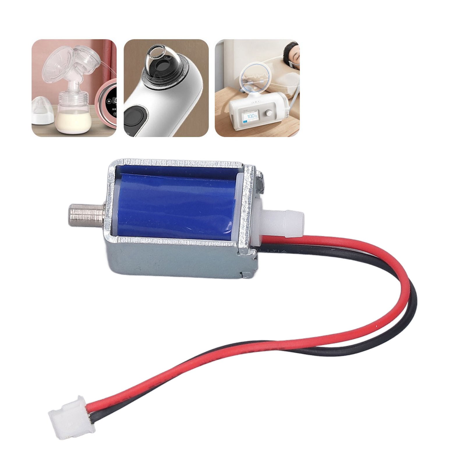 Zweistufiges, Bidirektionales Elektromagnetisches Auslassventil, Miniatur-elektromagnetventil, Augenschutzvorrichtung, Blutdruckmessgerät, Sauerstoffgeneratorventil, 3,7 V Gleichstrom