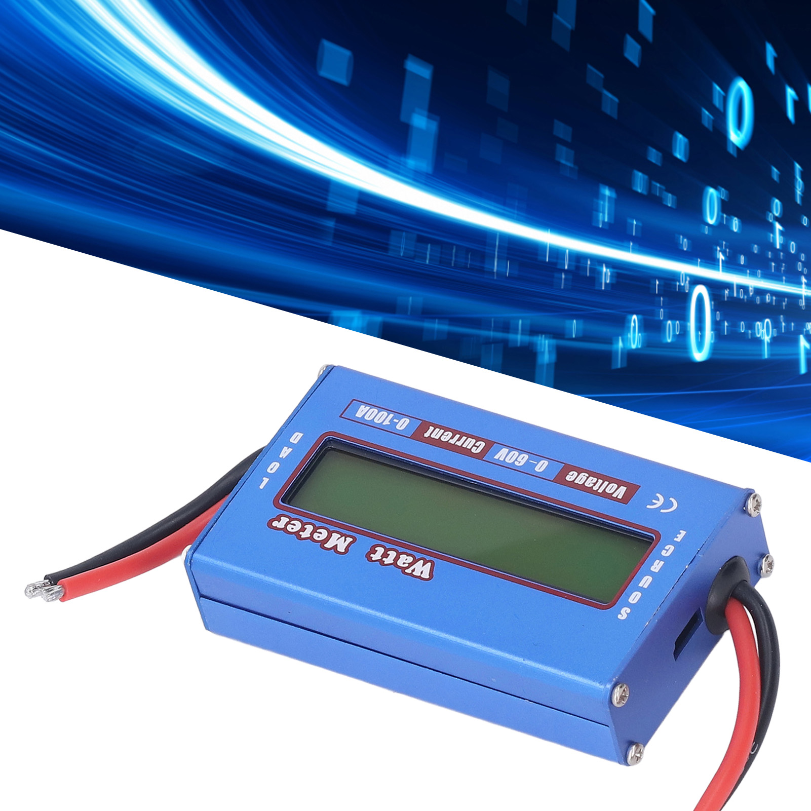 Hochpräzises 0-60-v-wattmeter Für Modellflugzeuge, 0-100-a-messgerät, 50-a-gleichstromanalysator, 60-v/100-a-lcd-digital-spannungs- Und Batterieleistungsanalysator, Leistungsprüfer