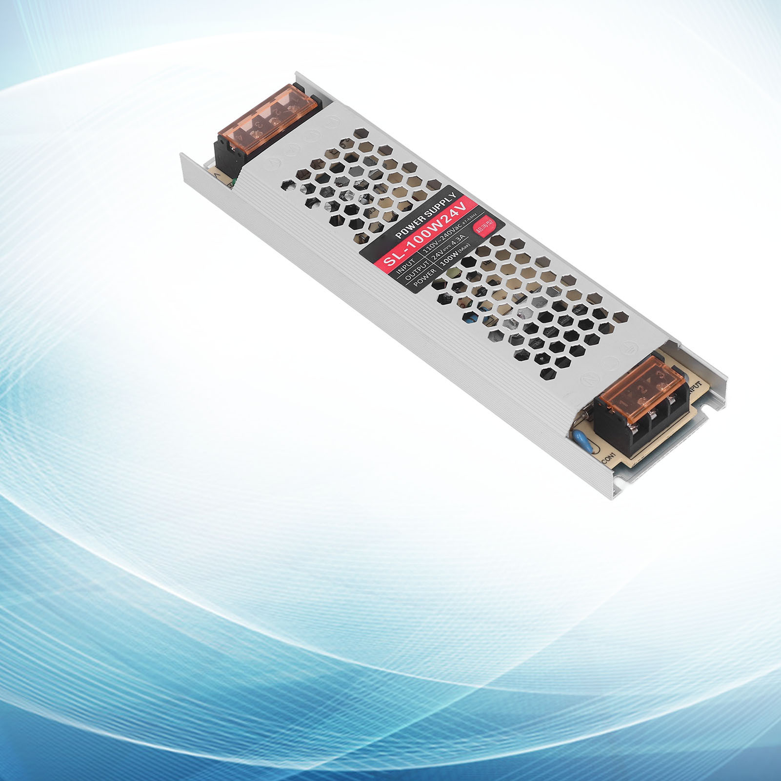 100-w-ultraflaches Schaltnetzteil, Streifenform, 24 V, 4,3 A, Für Led-leuchtkästen