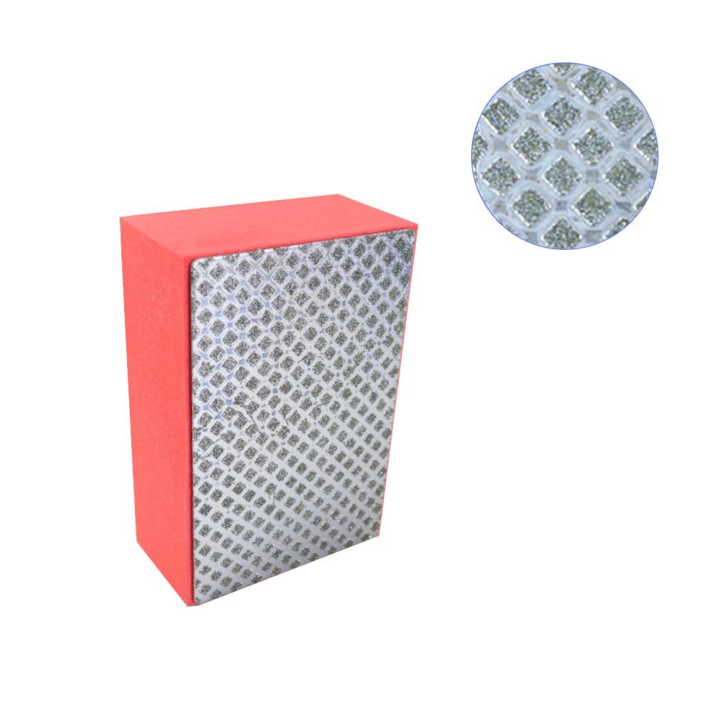 Galvanisiertes Diamantpolier- Und -bearbeitungswerkzeug/schleifblock Zur Manuellen Reinigung Von Granit, Marmor Und Glas -------- 60er-körnung