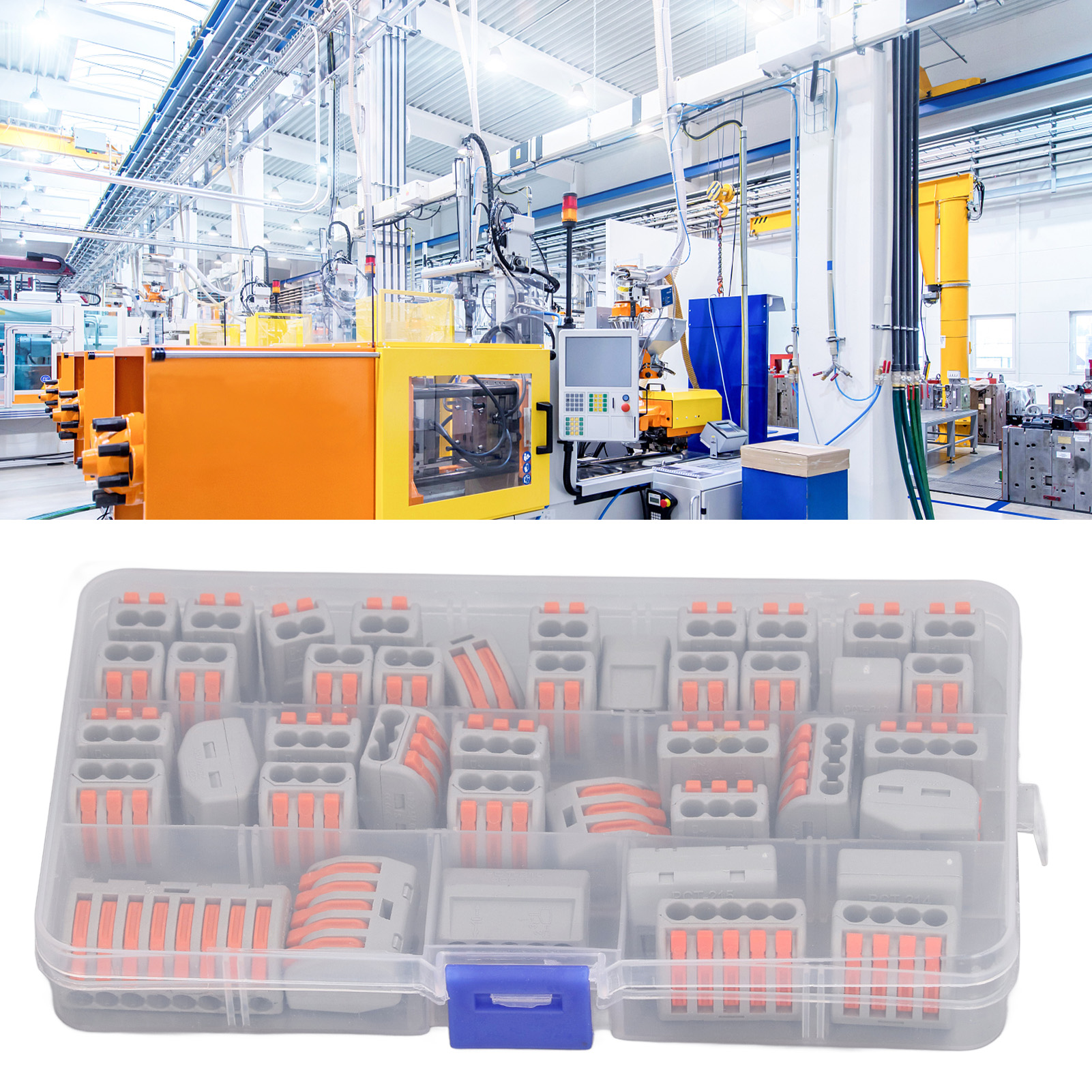 Pct-serie 41 Druckknopf-schnellanschlussklemme, Steckverbinder Für Elektrische Leitungen, Geteilte Stromkabel Für Beleuchtungskörper