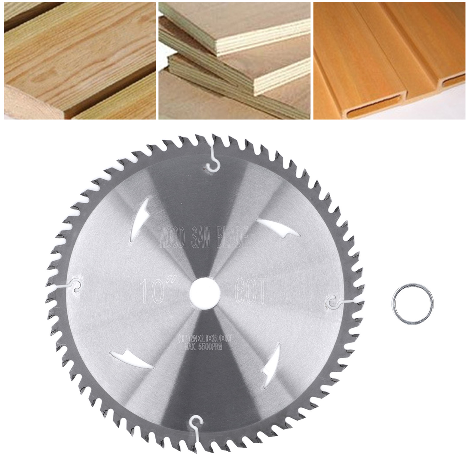 1060t Holzsägeblatt, Mit Abwechselnder Verzahnung, Hartmetallbeschichtet Und Hochwertig Verarbeitet