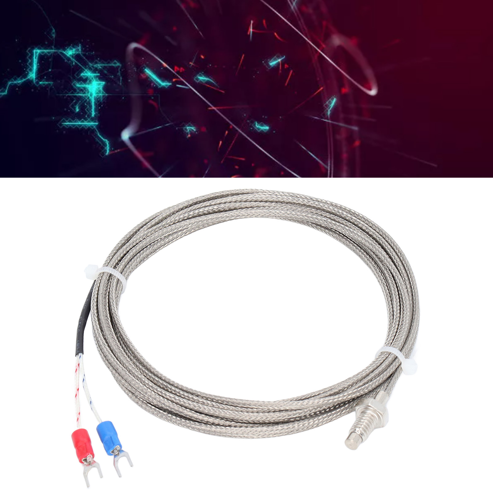 Berm® Typ K Schraubtemperaturfühler Für Thermoelemente, 4 M Temperaturmesskabel
