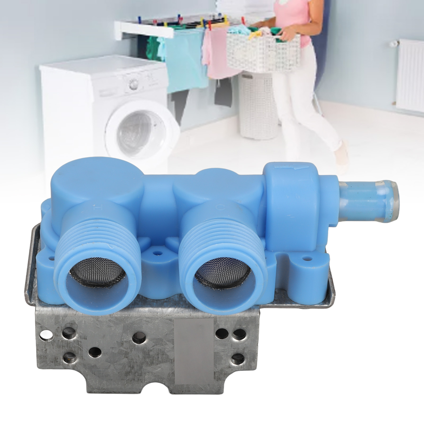 205613 Wp358276 Blaues Doppelkopf-einlass-magnetventil 220-240 V