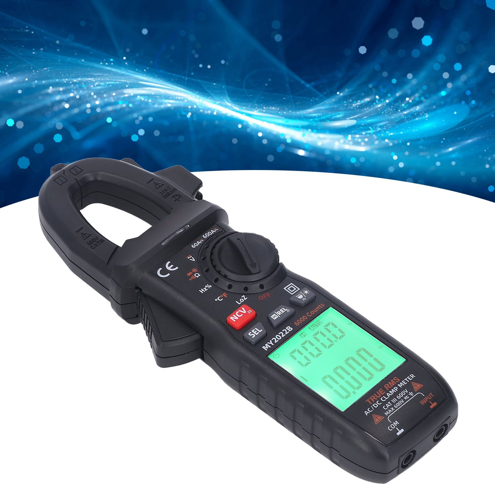 Digitales Zangenamperemeter My2022b, Amperemeter Mit Digitaler Anzeige