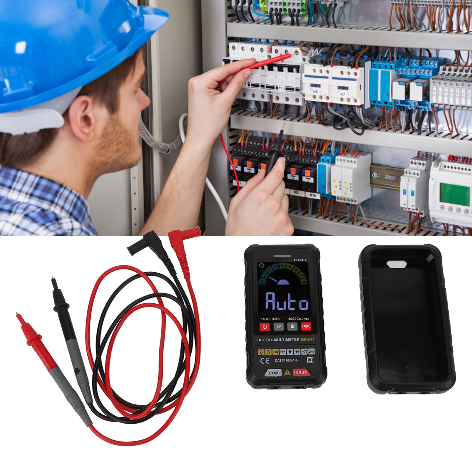 Ht124b+ Intelligentes Digitalmultimeter, Hochpräzisionsmultimeter