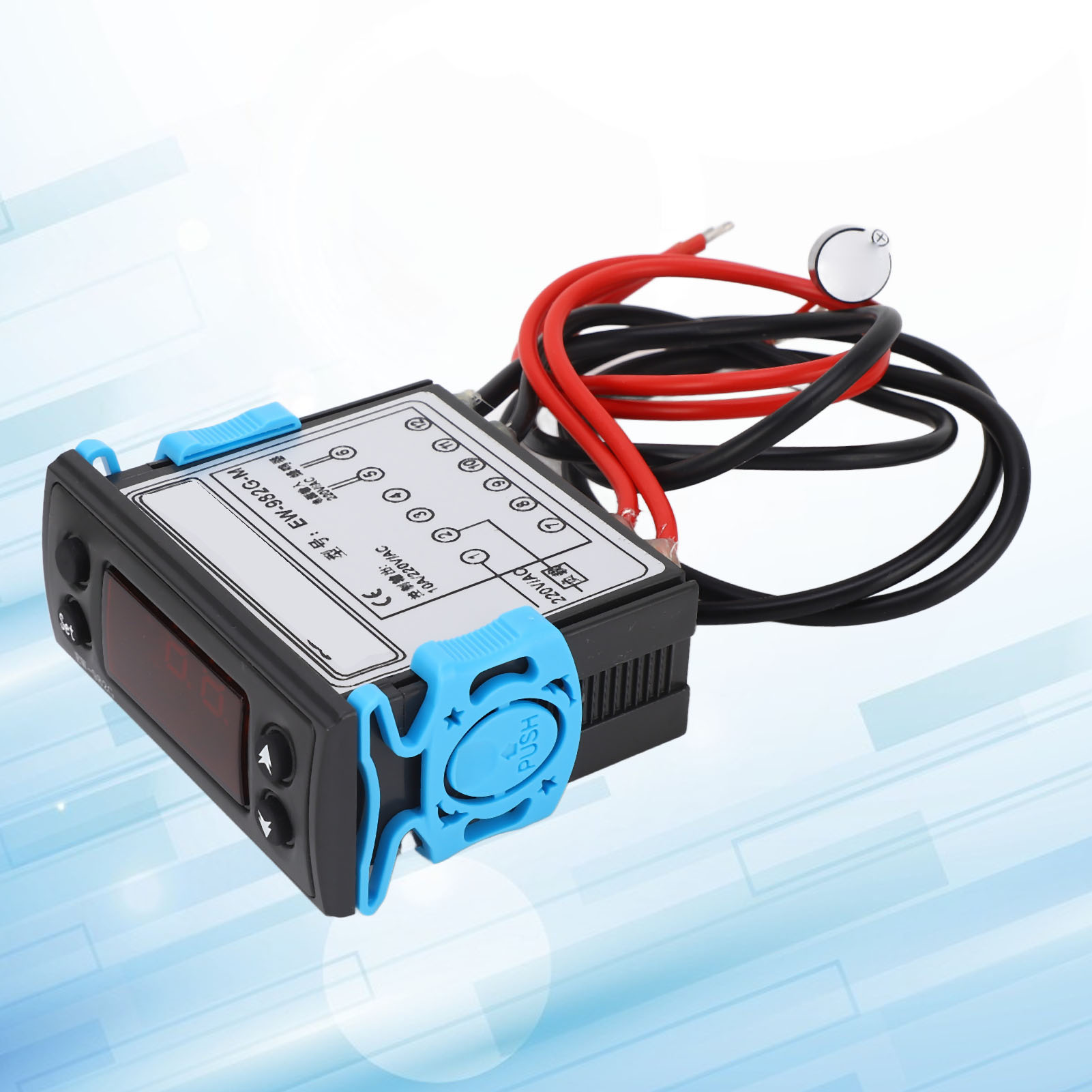 Ew-982g-m Elektronischer Digitaler Temperaturregler Mit Timer, Countdown Und Akustischem Alarm – Einfach Zu Bedienen (ac220v)