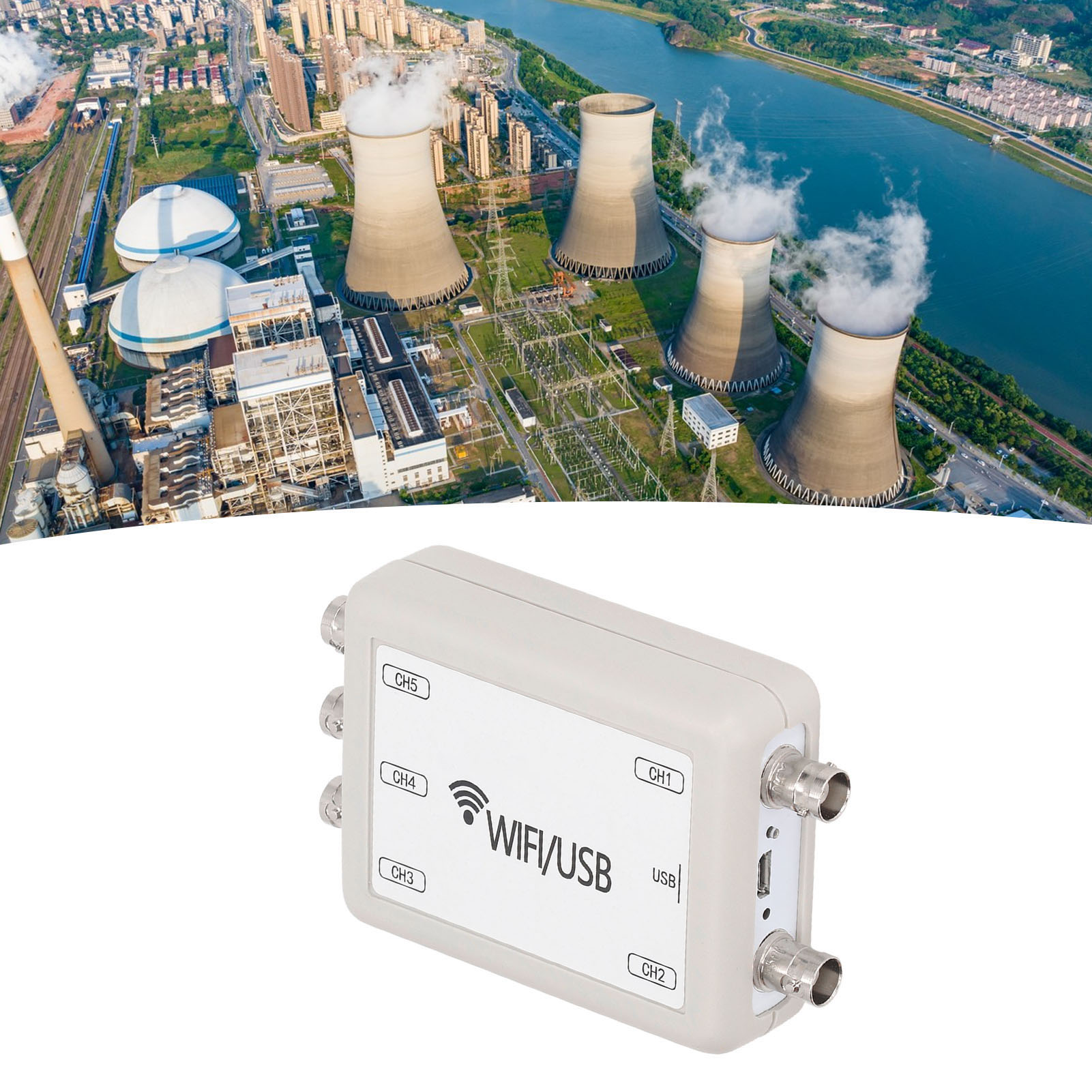 Et602 Mobiles/computer-wifi/usb-virtual-oszilloskop, 5-kanal-datenaufzeichnung Und -erfassung, Messfrequenzbereich Von 0 Hz Bis 50 Khz, Maximale Abtastfrequenz Von 150 Khz.