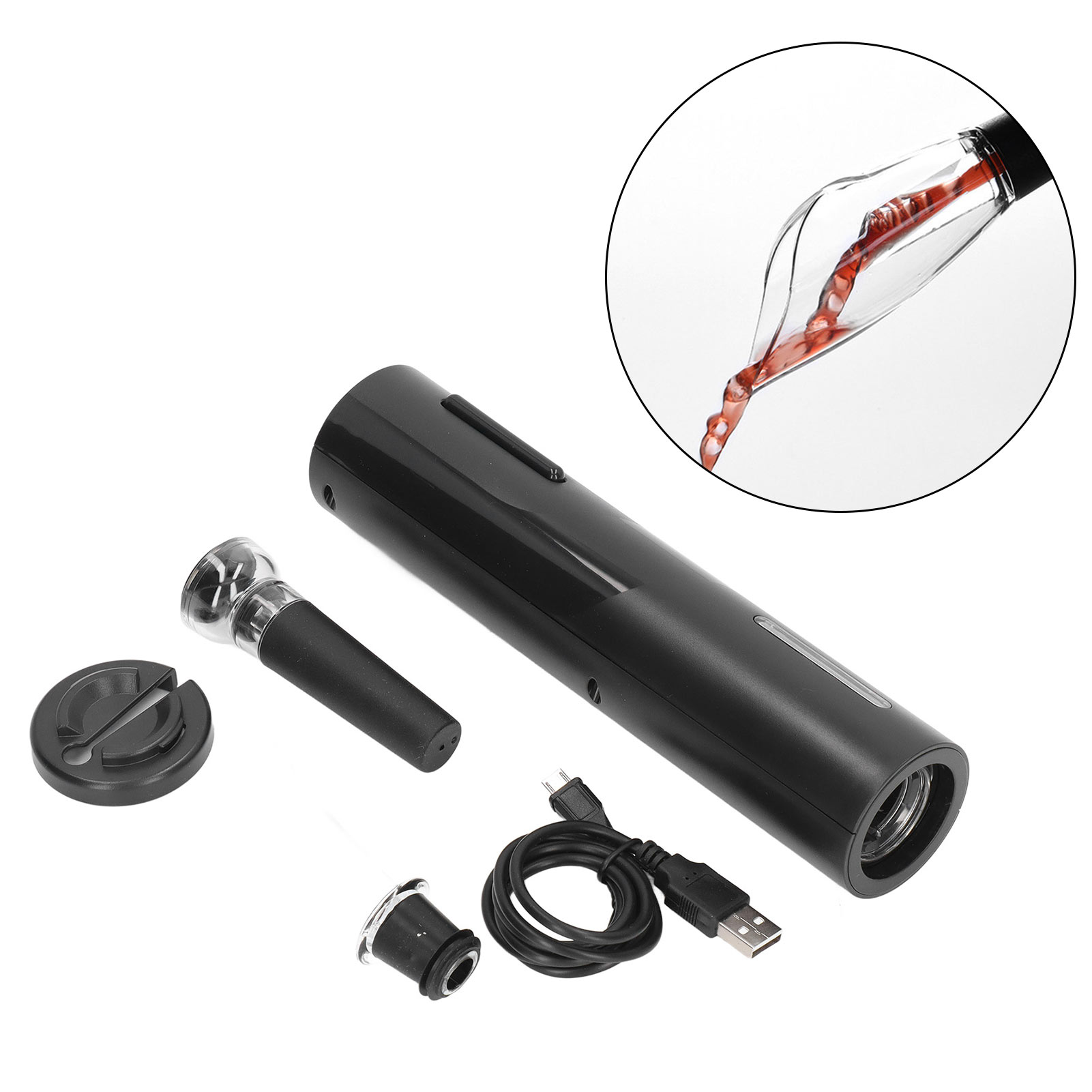 4-in-1-flaschenöffner-set, Multifunktionaler Elektrischer Flaschenöffner, Wiederaufladbares Flaschenöffner-set