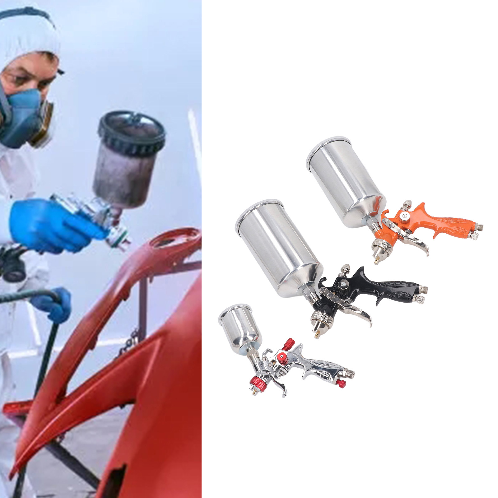 Pneumatisches Farbspritzpistolen-set, Farbspritzpistolen-kit, Spezial-hochzerstäubungsspray