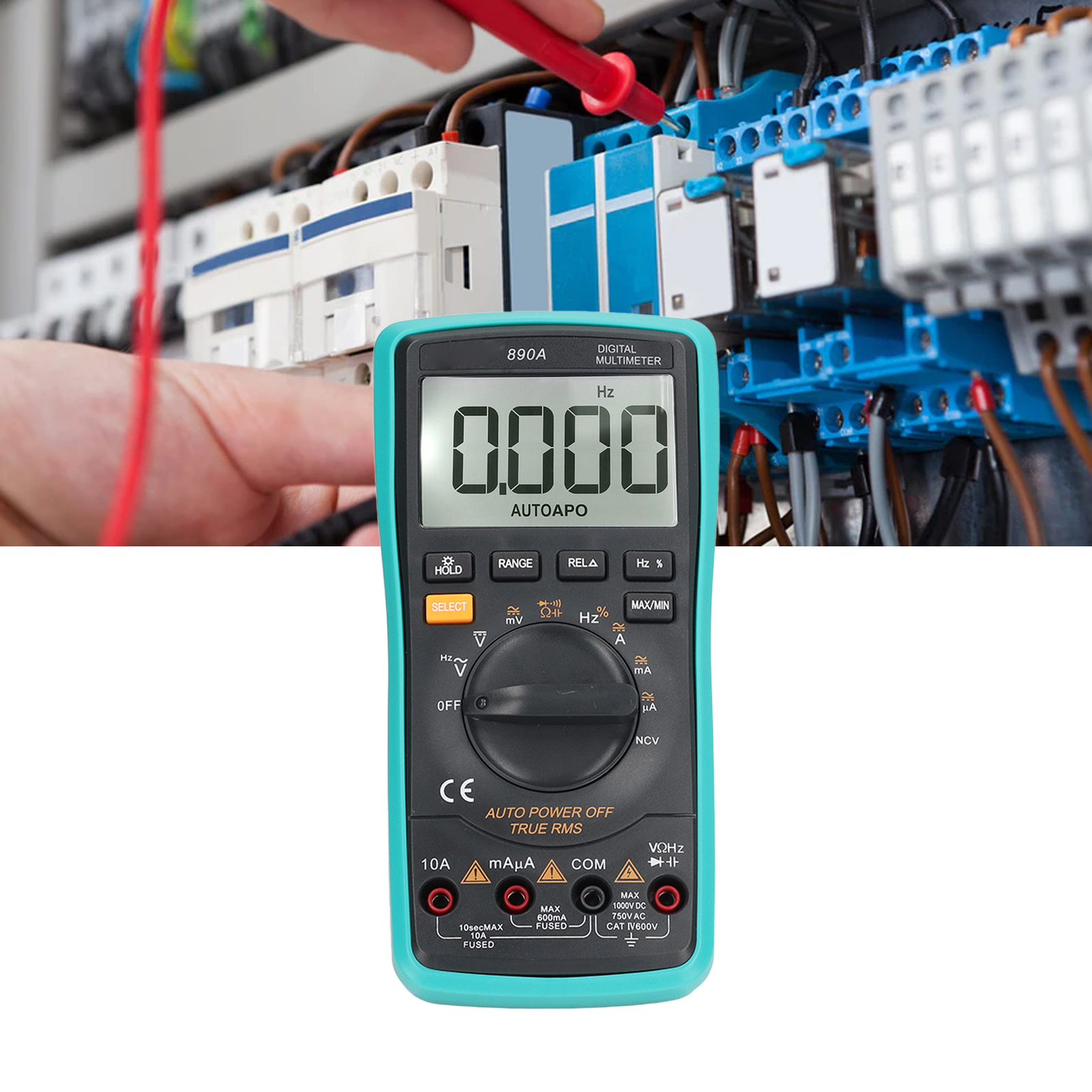 890a Elektrische Instrumente Und Messgeräte, Tragbares Digitalmultimeter, Automatisches Trms-induktions-elektrofeldmessgerät
