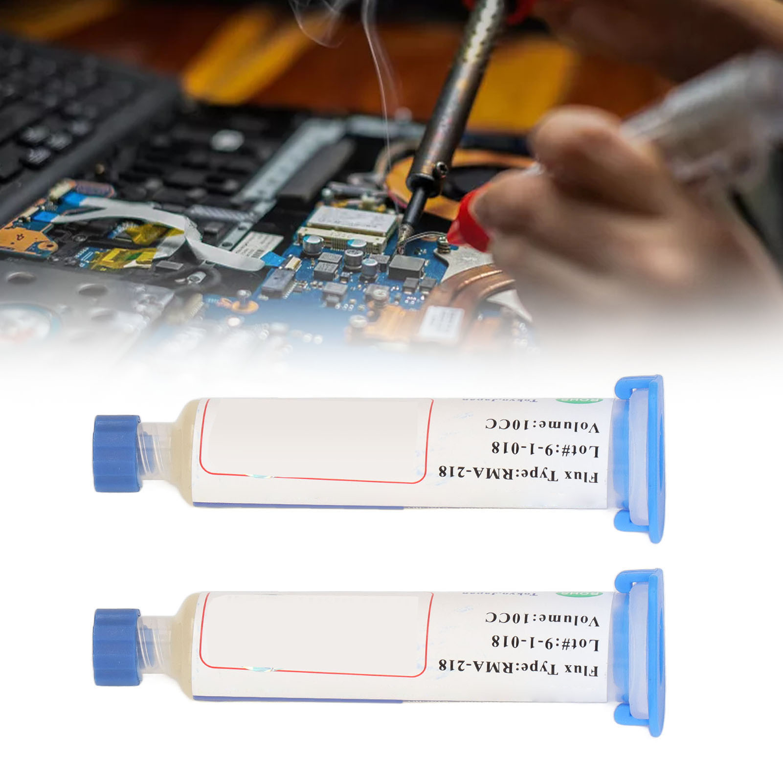 2 X 10 Ml Spritzen Kinpo Bga Flux Rma-218 Lötpaste