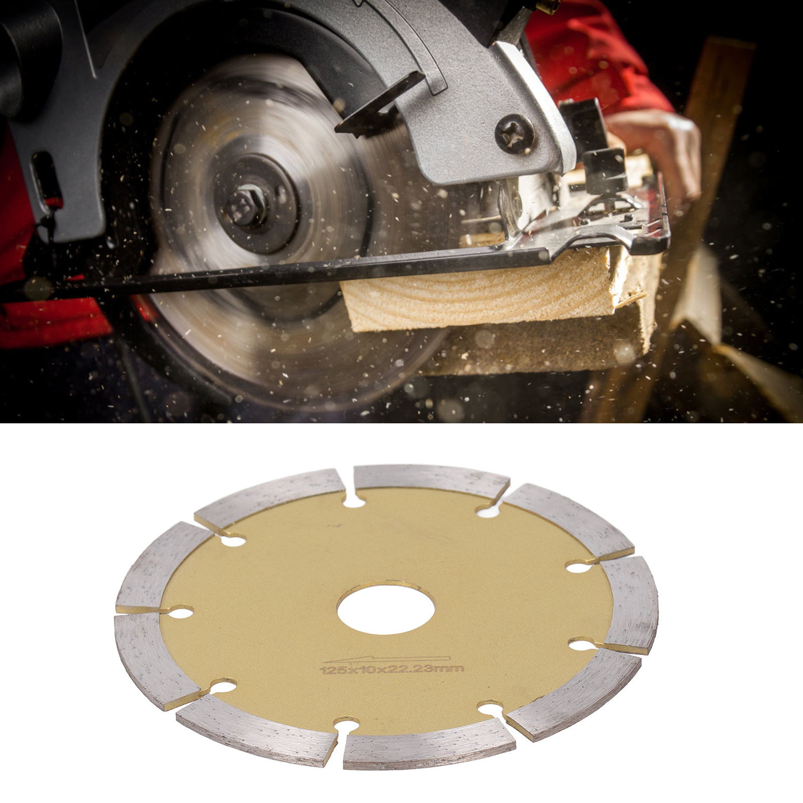 125 Mm Diamant-sägeblatt Mit Segmentierten Zähnen