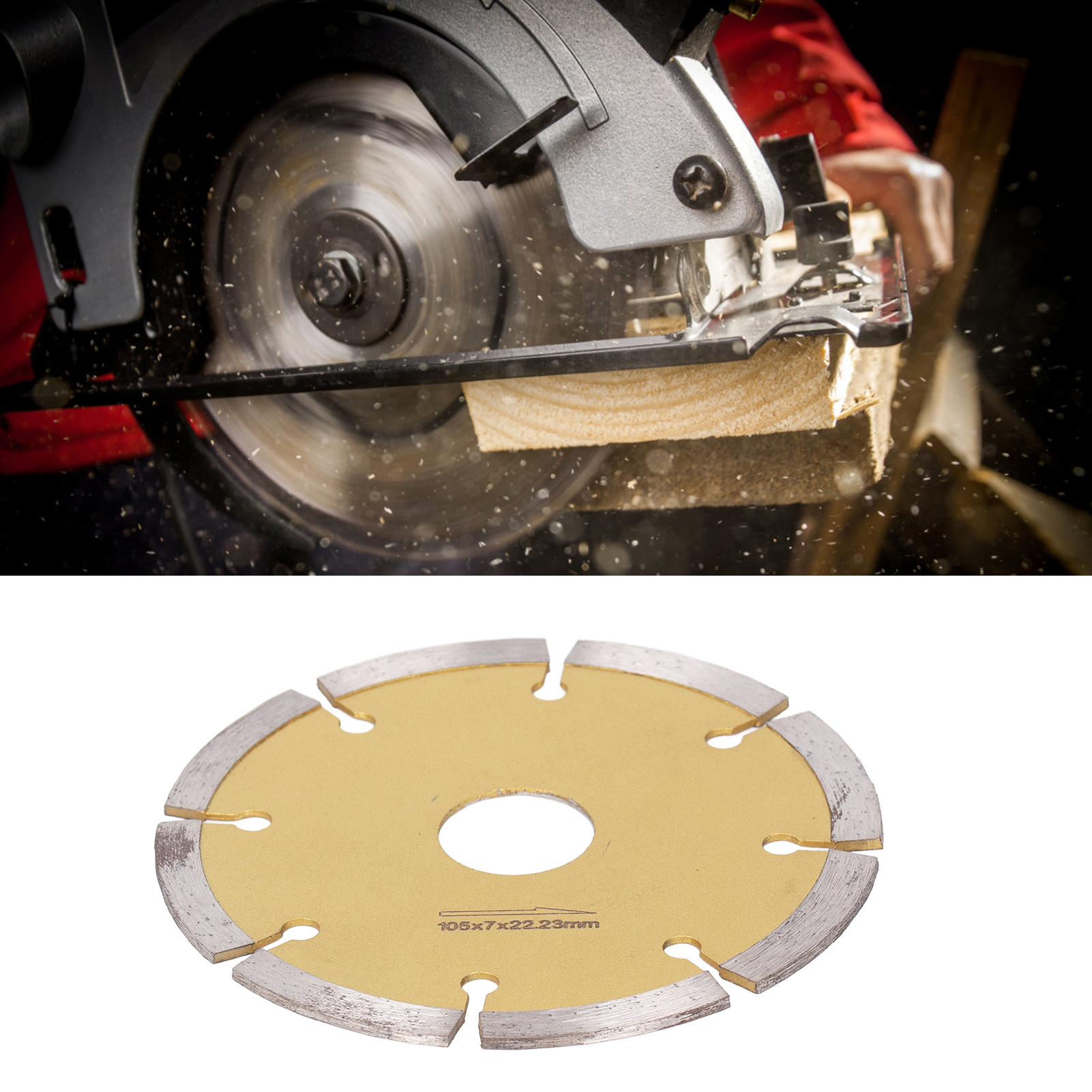 105 Mm Segmentiertes Diamantsägeblatt