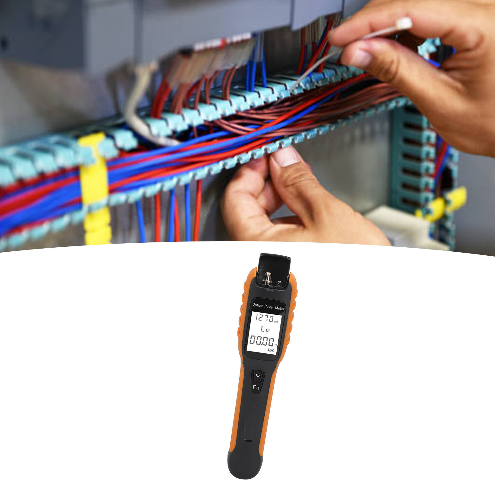 G1110 Mini-hochpräzisions-lwl-leistungstester -70+10 Dbm Kompatibel Mit Sc-, Fc- Und St-schnittstellen