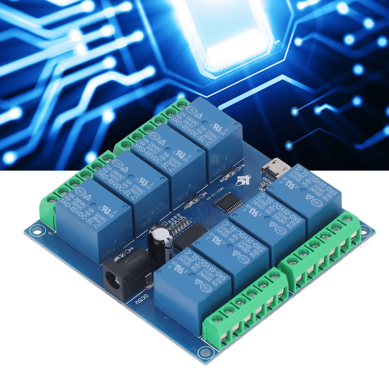 5v 8-kanal Usb-relaismodul, Treiberloses Lcus Hid, Intelligenter Computergesteuerter Schalter, Plug & Play.