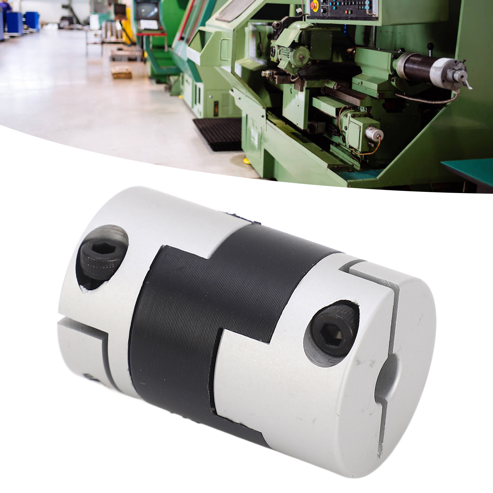 Kreuzgleitkupplung D25l39, 6 Mm Innendurchmesser, Flexible Kupplung, Hohes Drehmoment, Verschleißfest, Korrosionsbeständig, Hochfeste Servomotor-gewindespindel Aus Aluminiumlegierung.